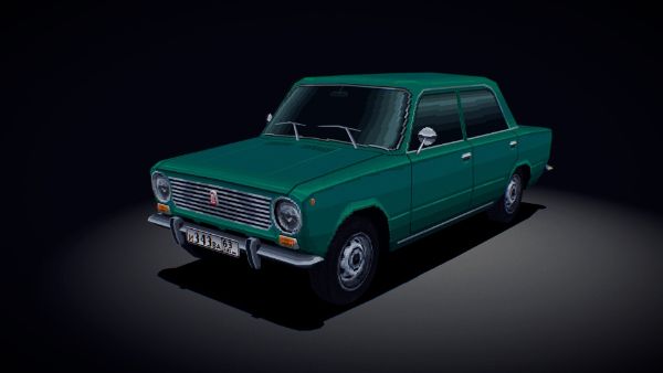 VAZ 2101 PS1 – Vehicles 3D model (Lowpoly)