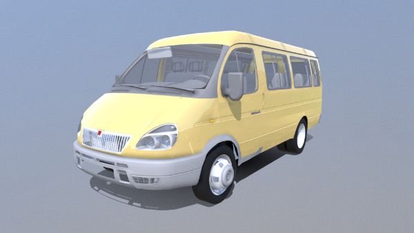 GAZ GAZelle 322132 – Vehicles 3D model (Mid poly)
