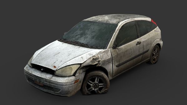 Ford Focus Wreck 3D model