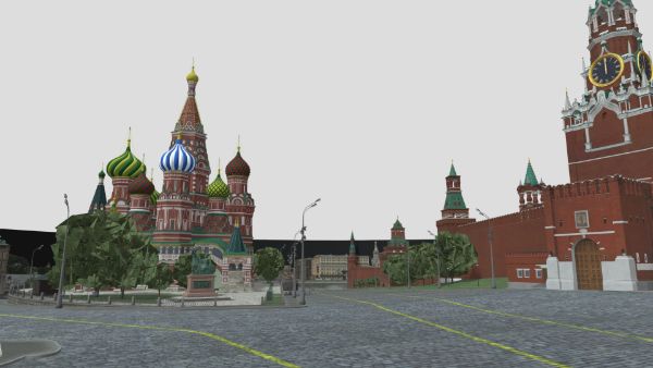 Moscow Red Square Russia 3D model