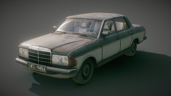 Mercedes W123 3D model